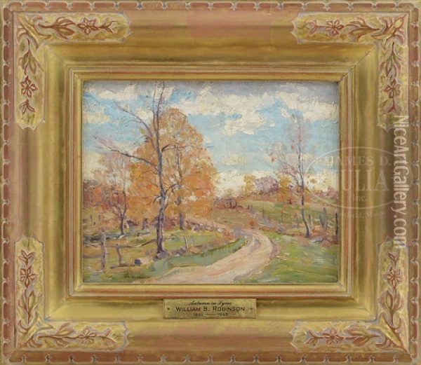 Autumn In Lyme Oil Painting - William S. Robinson