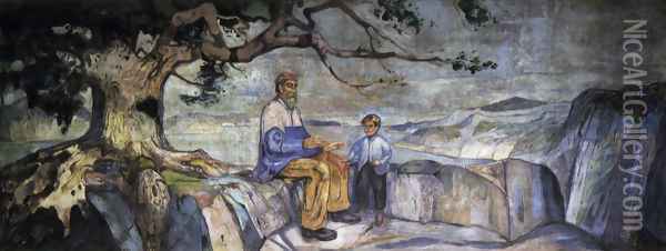 History Oil Painting - Edvard Munch