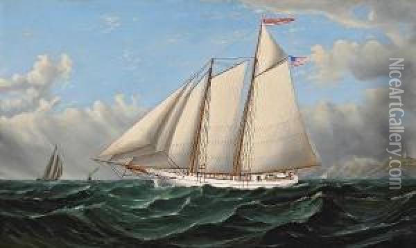 The 
Jennie Thelin Oil Painting - William Alexander Coulter