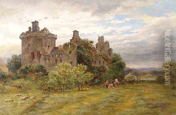 Hermitage Castle Oil Painting - David Law