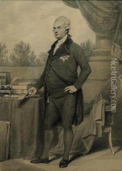Portrait Of George Macartney, 1st Earl Of Macartney, K.b.(1737-1806) Oil Painting - Henry Edridge