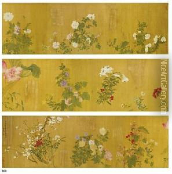 Flowers Oil Painting - Yun Shouping