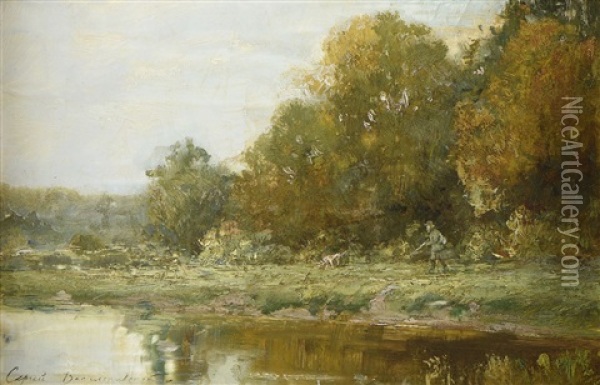 Le Chasseur Oil Painting - Sergei Ivanovich Vasil'kovsky