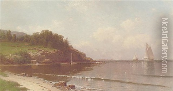 Summer Afternoon, Manchester-by-the-sea Oil Painting - Alfred Thompson Bricher