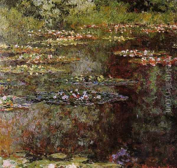 Water Lilies43 Oil Painting - Claude Oscar Monet