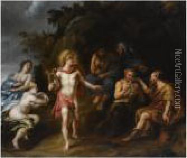 The Musical Contest Of Apollo And Pan Oil Painting - Jacob Jordaens