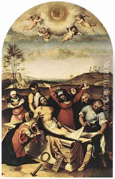 Deposition 1512 Oil Painting - Lorenzo Lotto