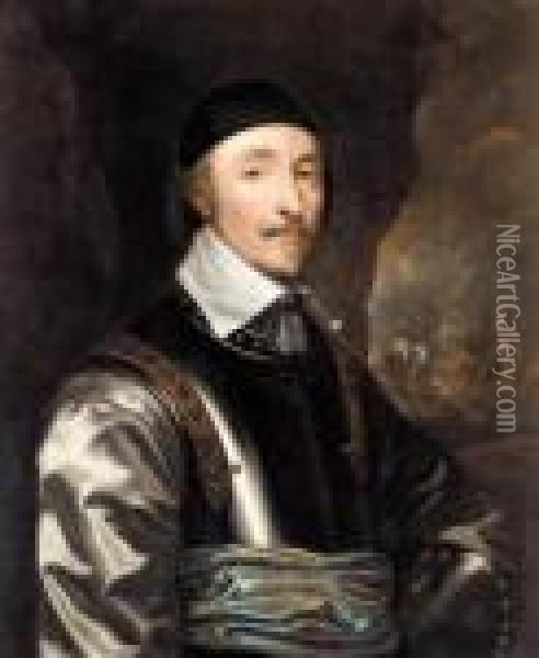 Admiral Sir John Pennington Oil Painting - Gerard Soest