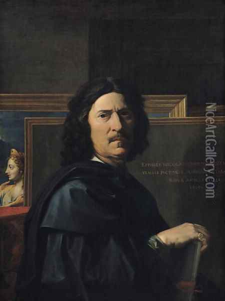 Portrait of the Artist, 1650 Oil Painting - Nicolas Poussin