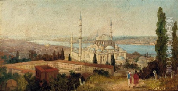 Constantinople Oil Painting - Cesare Biseo