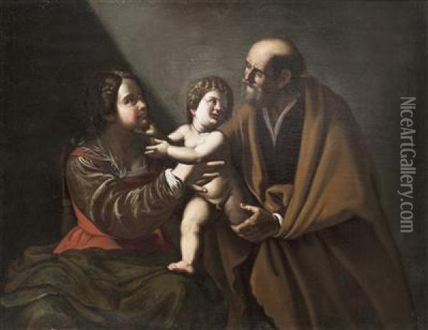 The Holy Family Oil Painting - Imperiale Grammatica