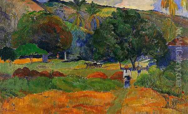 The Little Valley Oil Painting - Paul Gauguin