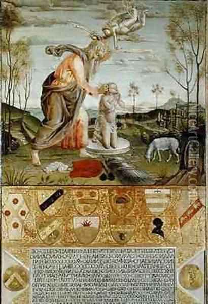 The Sacrifice of Isaac Oil Painting - Bernardino Fungai