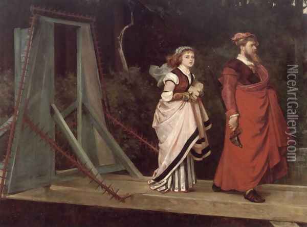 Whither? Oil Painting - Philip Hermogenes Calderon