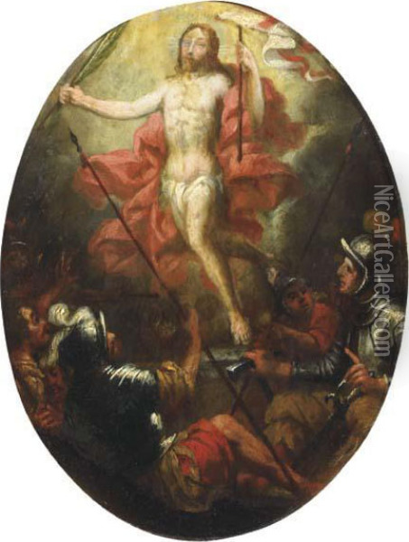 The Resurection Oil Painting - Frans II Francken