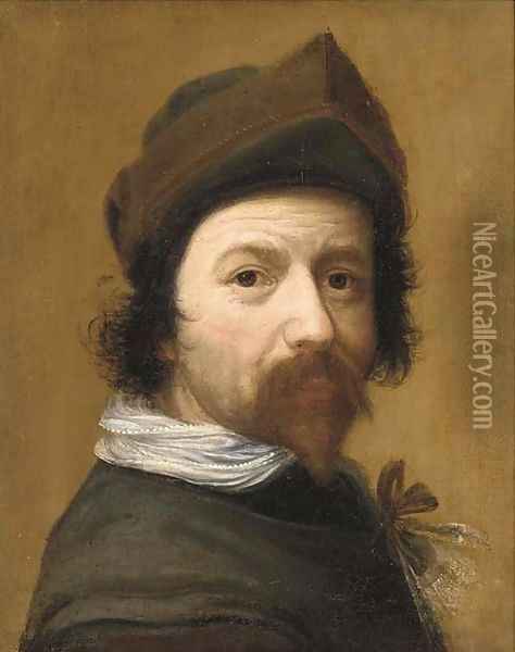 Portrait of a man Oil Painting - Ludovicus Finsonius (see FINSON, Louis)