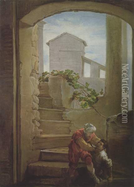 Parable of the Unforgiving Servant Oil Painting - Domenico Fetti