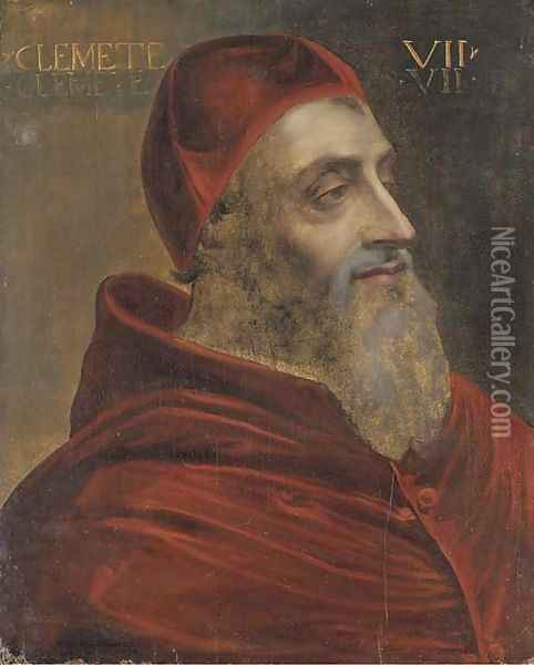 Portrait of Pope Clement VII Oil Painting - Sebastiano Del Piombo