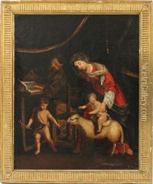Madonna & Child Oil Painting - Jacques Stella