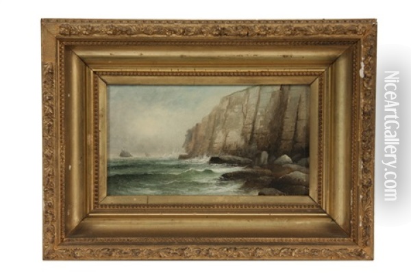 Whitehead, Cushings Island Oil Painting - George M. Hathaway