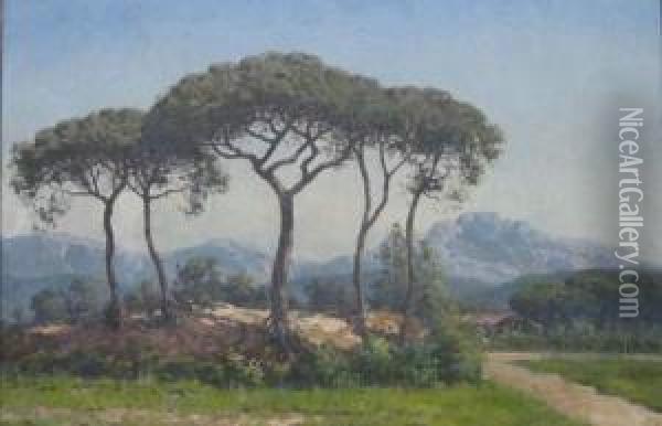 Paysage De Provence  Oil Painting - William Baptiste Baird