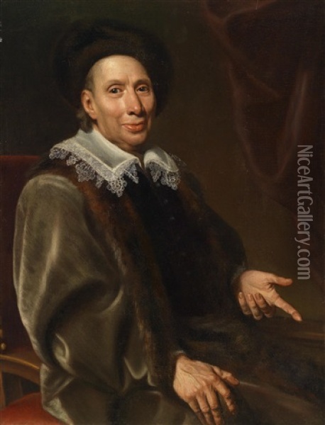 Bildnis Des Johann Michael Von Gotter Oil Painting - Johann (Jan) Kupetzki