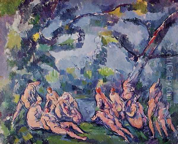 The Bathers Oil Painting - Paul Cezanne