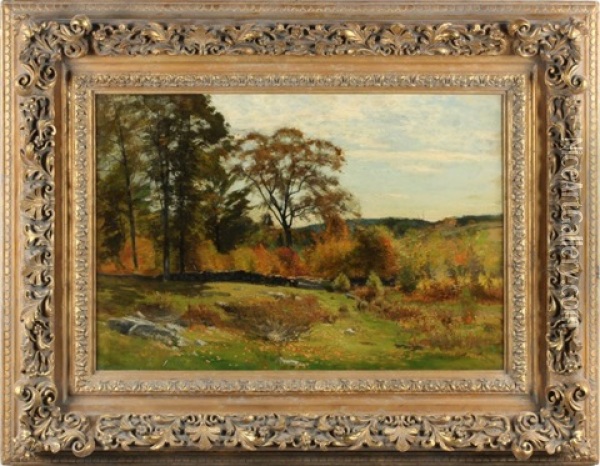 An Autumn Morning Oil Painting - Eugene Leslie Smythe