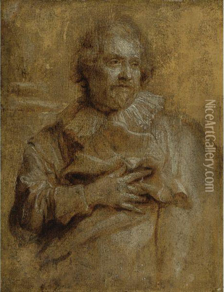 Portrait Of Karel Van Mallery Oil Painting - Sir Anthony Van Dyck