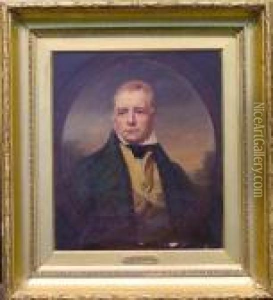 Portrait Of Sir Walter Scott Oil Painting - Sir Henry Raeburn