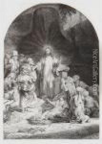 Christ Healing The Sick Oil Painting - Rembrandt Van Rijn