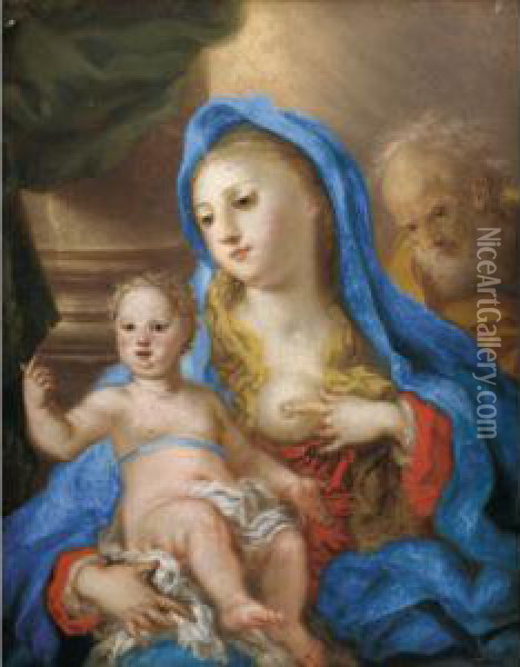 La Sainte Famille Oil Painting - Pietro Bardellino