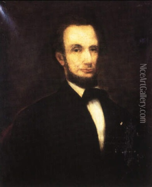 Life Portrait Of Abraham Lincoln Oil Painting - Francis Bicknell Carpenter