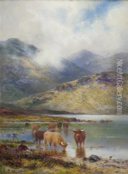 By Inveraray Oil Painting - Louis Bosworth Hurt
