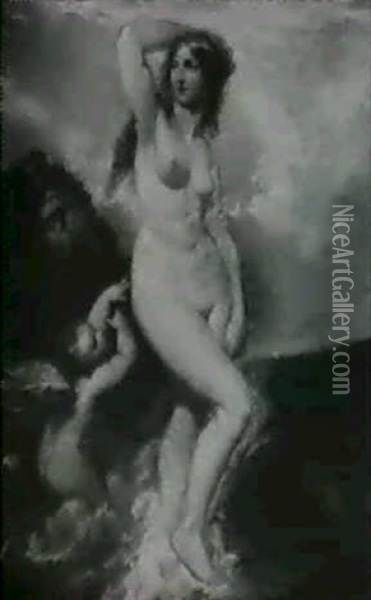 Birth Of Venus Oil Painting - William Etty