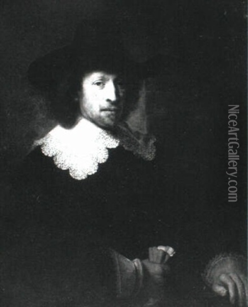Portrait Of Nicolaes Van Bambeeck Oil Painting -  Rembrandt van Rijn