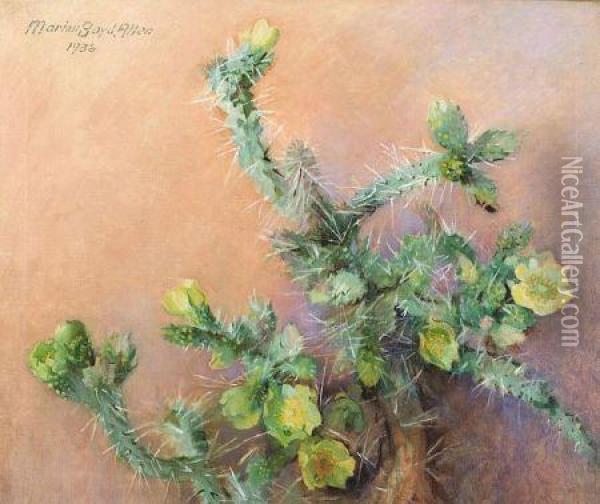 Cactus Still Life Oil Painting - Marion Boyd Allen