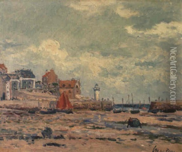 A Maree Haute Oil Painting - Maxime Maufra