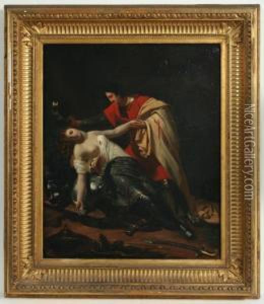 Einige Schlachten- Und Historienbilder Fur Versailles Oil Painting - Jean-Baptiste Mauzaisse