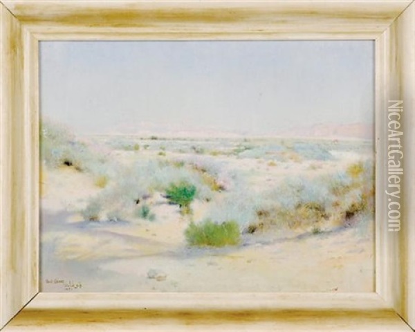 Le Desert En Fleur, Algerie Oil Painting - Paul Alexandre Alfred Leroy