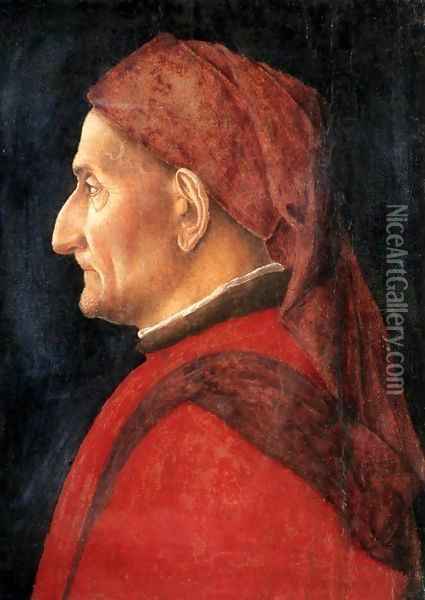 Portrait of a Man Oil Painting - Andrea Mantegna