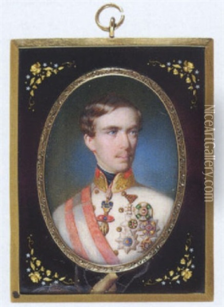 Kaiser Franz Josef I. Von Osterreich Oil Painting - Georg Raab