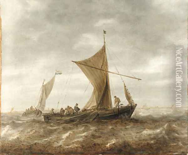 Untitled Oil Painting - Jan van Goyen