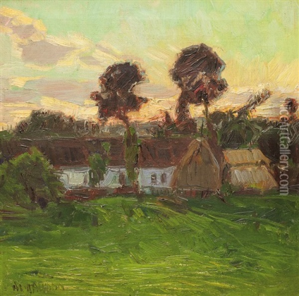 Vetrny Den Oil Painting - Alois Kalvoda