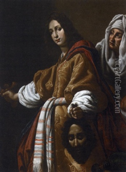 Judith Et La Tete D'holopherne Oil Painting - Cristofano Allori