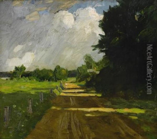 After The Storm Oil Painting - William Langson Lathrop