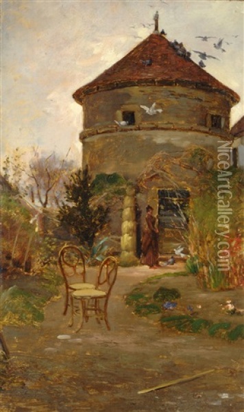 Francia Oil Painting - Serafino de Tivoli