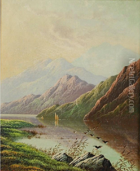 West Of 1864 Oil Painting - Edwin H., Boddington Jnr.