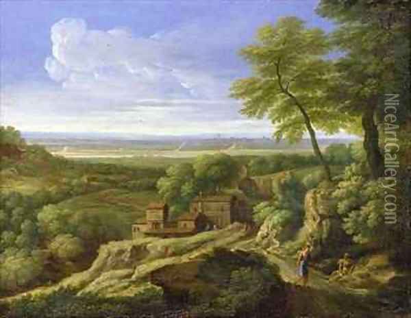 Classical landscape 3 Oil Painting - Gaspard Dughet