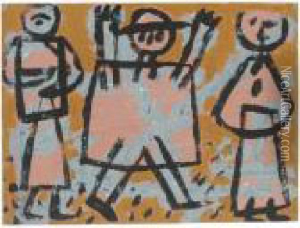 Hande Hoch Oil Painting - Paul Klee